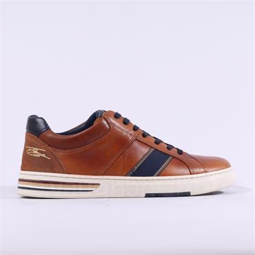 Tommy Bowe Cima Laced Casual Shoe - Tan Leather